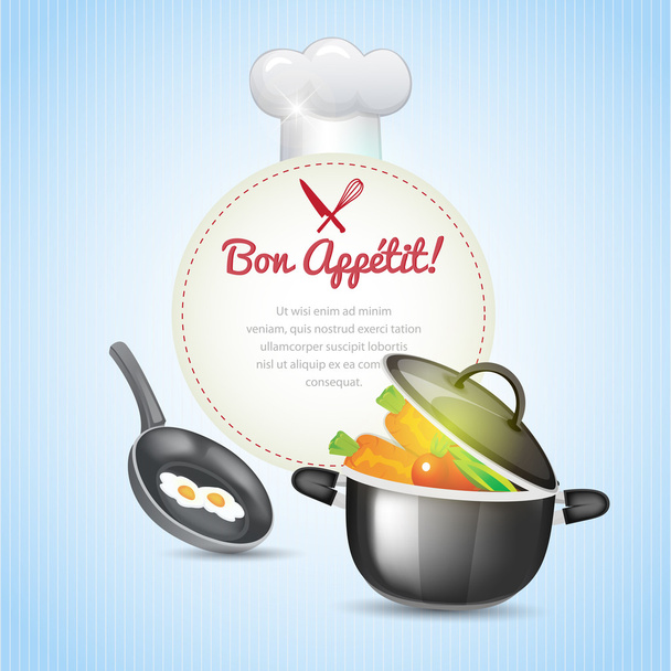 Bon appetite - Vetor, Imagem