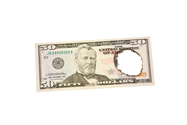 Billete dólar
 - Foto, imagen