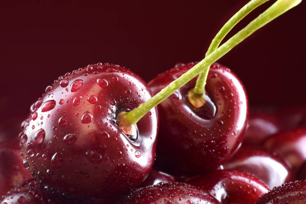 Солодкий вишневий закритий харчовий фон
 - Фото, зображення