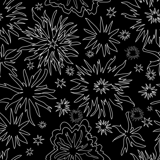 Floral seamles pattern - Vector, Imagen