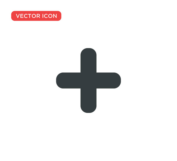 plusz ikon vektor illusztráció tervezés - Vektor, kép