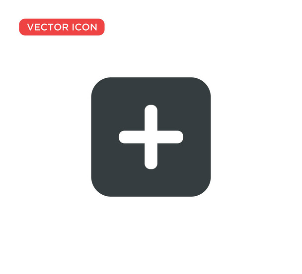 Plus Icon Vector Ilustração Design
 - Vetor, Imagem