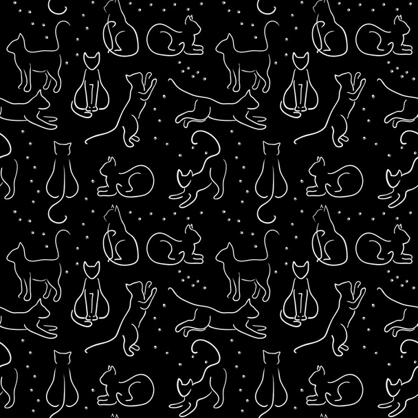 cat background - Vector, Image