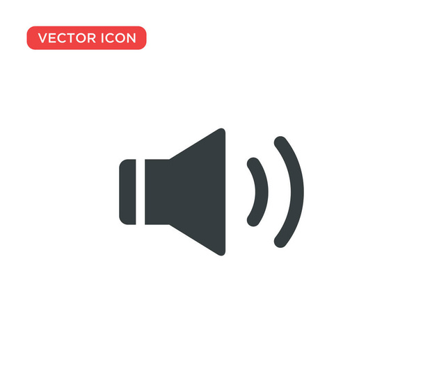 Vektor ikon zvuku-ilustrace design - Vektor, obrázek