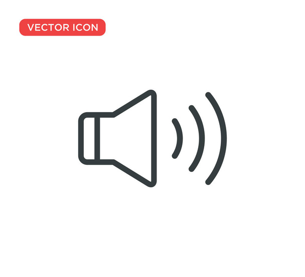 Sound Icon Vector Illustration Design - Vector, Image