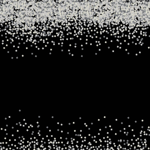 vector background of silver glitter - Vector, Image