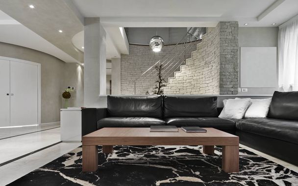 interior shot of a modern living room - Foto, immagini