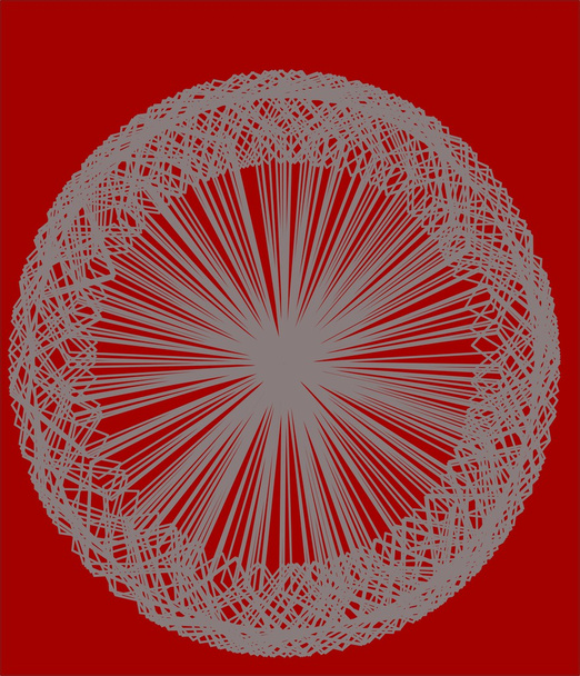 rode en grijze achtergrond - Vector, afbeelding