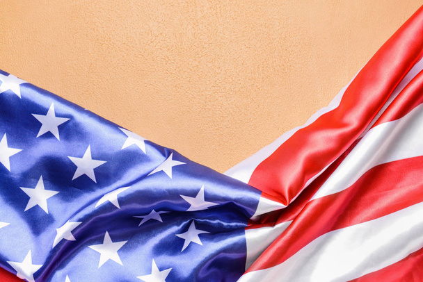 USA vlajka na pozadí barev - Fotografie, Obrázek