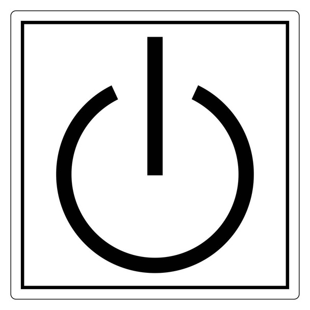 Символьний знак Stand-By ізольовано на білому тлі, Векторна ілюстрація EPS10
 - Вектор, зображення