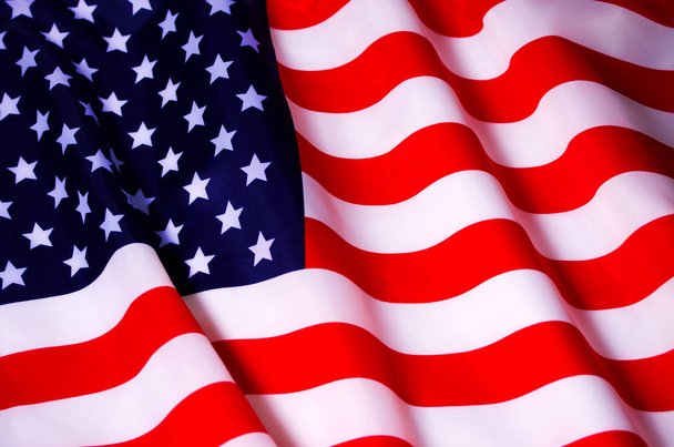 ondeando bandera americana - Foto, imagen