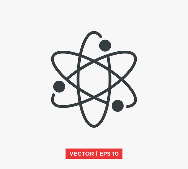 Illustrazione vettoriale del simbolo dell'icona atomica
 - Vettoriali, immagini