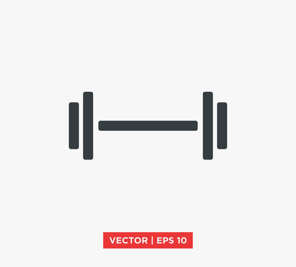 Barbell/Dumbelová tělocvična ikona Vector-ilustrace - Vektor, obrázek