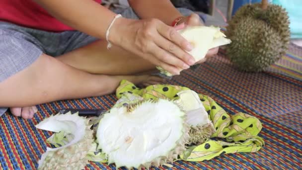 Cutting Durian - Footage, Video