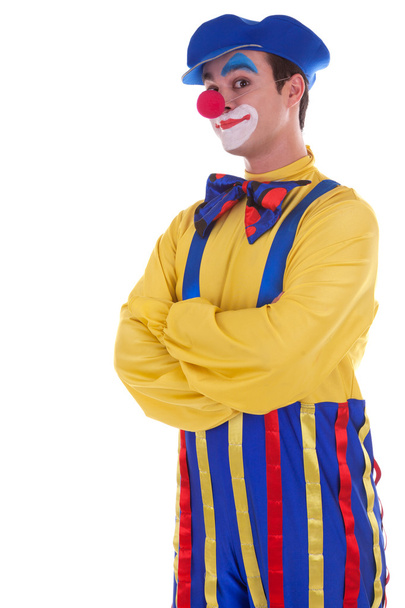 Clown isolated on white background - Zdjęcie, obraz