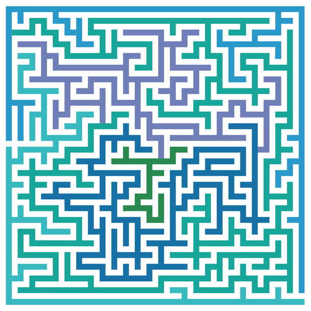 Labyrinthpfad - Vektor, Bild