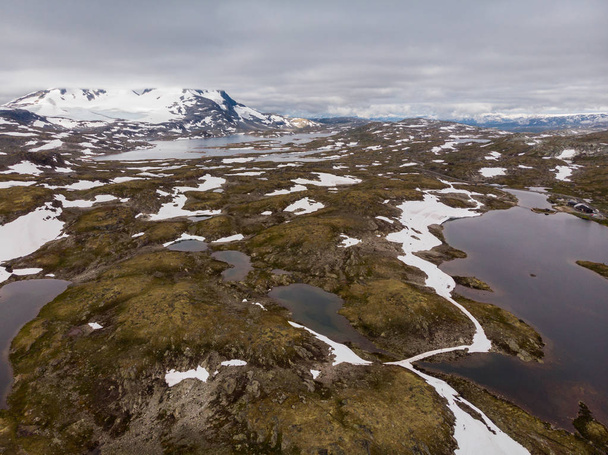 Mountains landscape. Norwegian route Sognefjellet - Foto, afbeelding