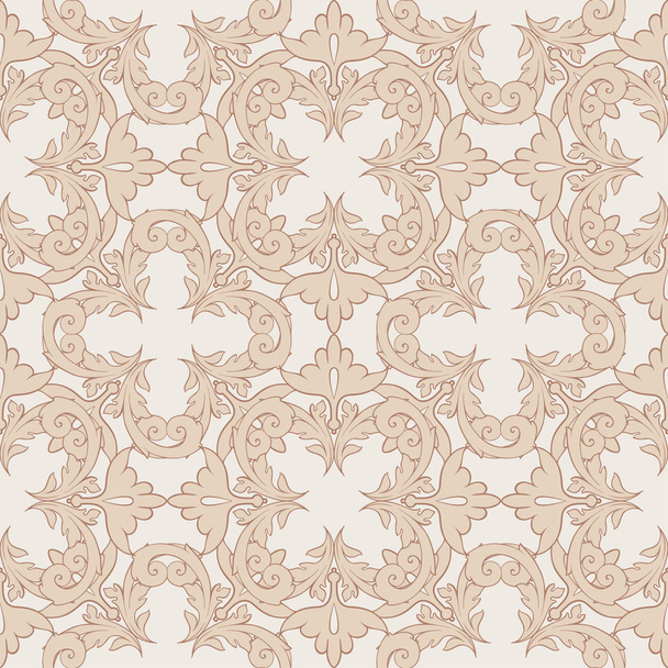 abstracte naadloze patroon met ornament - Vector, afbeelding