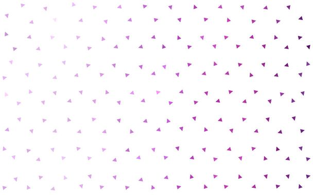Light Purple, Pink vector  shining triangular layout. - Vector, Image