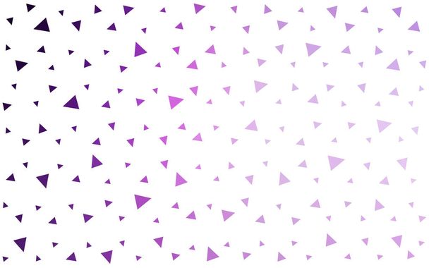 Luz púrpura, patrón de triángulos de gradiente vectorial rosa
. - Vector, Imagen