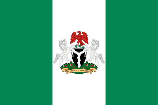 Bandeira da República Federal da Nigéria
 - Foto, Imagem