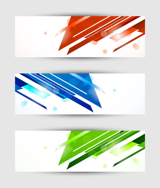 Set of tech banners - Vector, Image