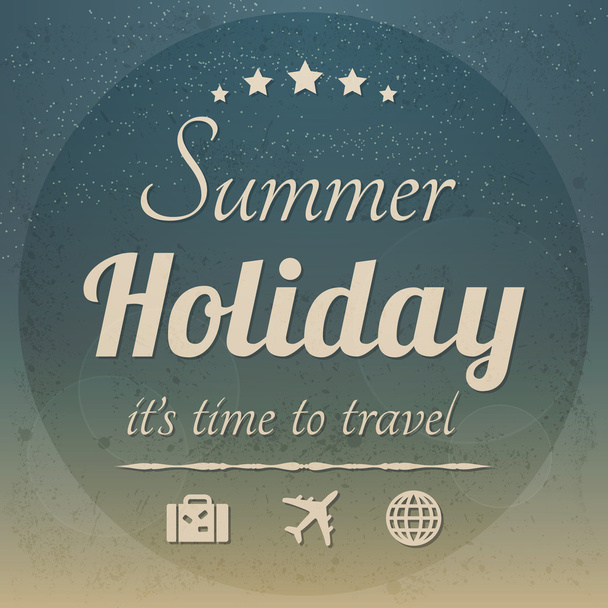 Summer holidays - ベクター画像