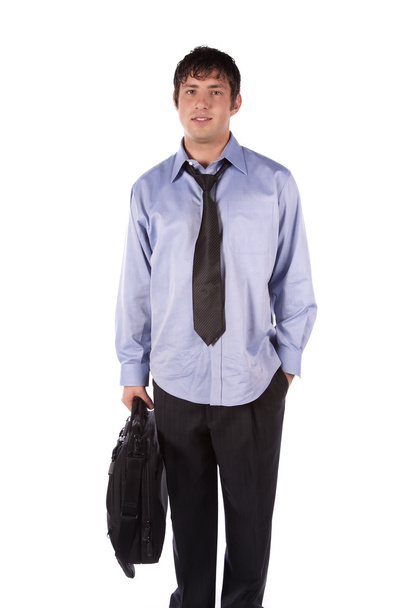 Business man holding his bag - Фото, изображение