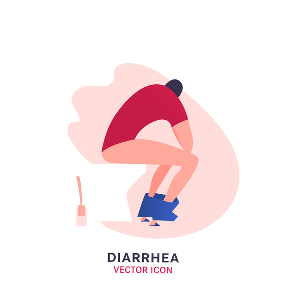 Diarrea Vector Icono
 - Vector, imagen
