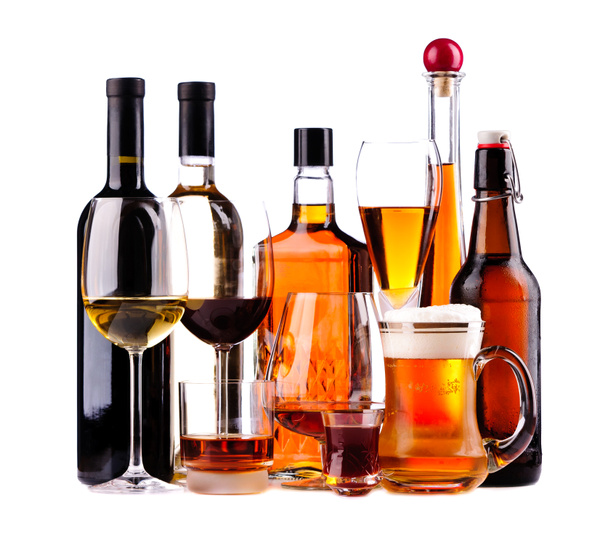 Différentes boissons alcoolisées
 - Photo, image