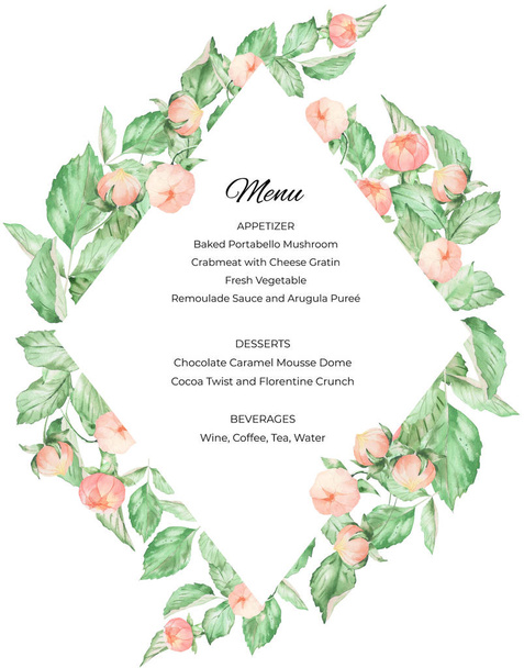 Akvarel s růžovou kytice Dahlia. Lze použít pro podzimní pozdravy, pozvánky, svatbu, webový design, Hime a textilní květinové dekorace - Fotografie, Obrázek