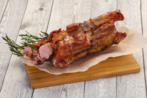 Gerookt varkensvlees ribben - Foto, afbeelding