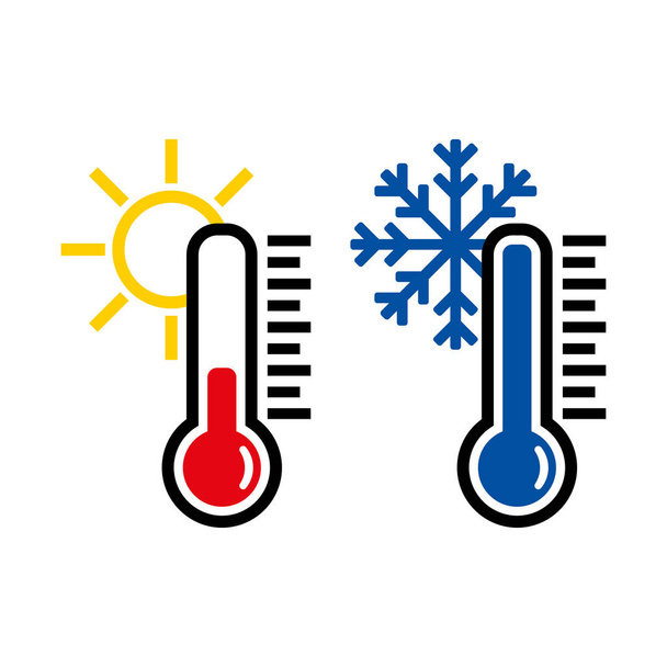 Icône du thermomètre ou symbole ou emblème de température
 - Vecteur, image