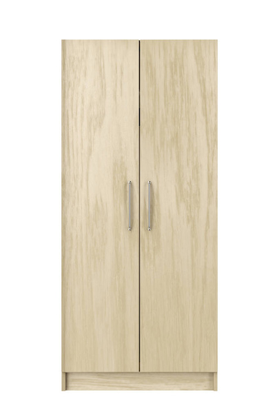 Front view of wood wardrobe - Photo, Image