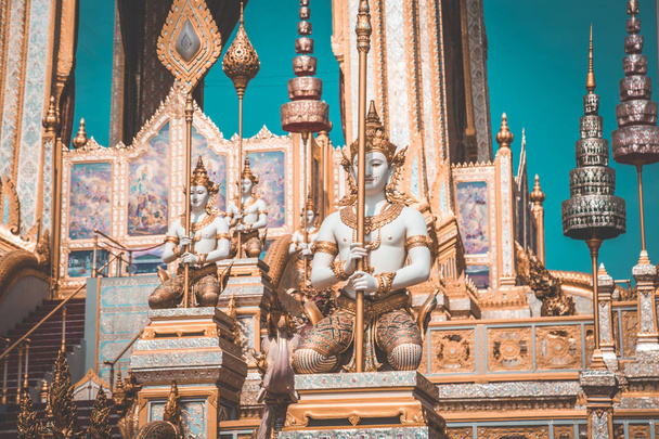 Royal crematorium koning Bhumibol in Bangkok Thailand - Foto, afbeelding
