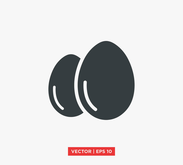 illustration vectorielle icône oeuf - Vecteur, image