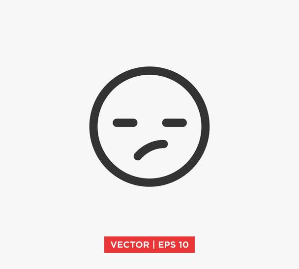 emoticon simgesi vektör illüstrasyonu - Vektör, Görsel