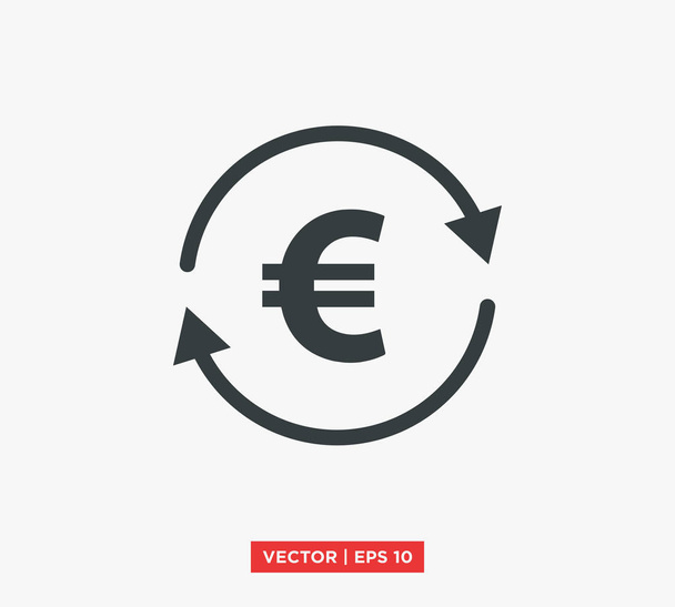 Евро-символическая векторная иллюстрация
 - Вектор,изображение