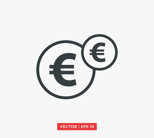 Euro Symbol Icon Vector Illustration - Vector, Image