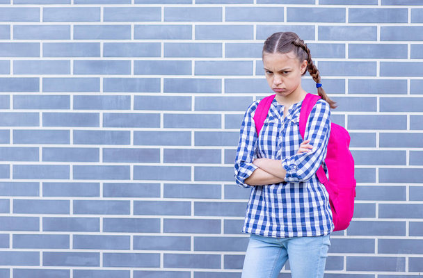 Teen girl back to school - Φωτογραφία, εικόνα