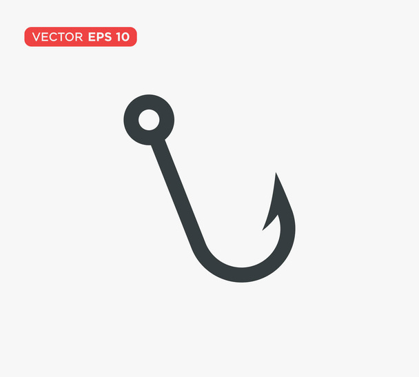 crochet de pêche icône vectorielle illustration - Vecteur, image