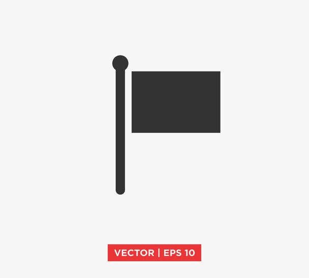 Flag Icon Vector Mark Illustration - Vector, Image