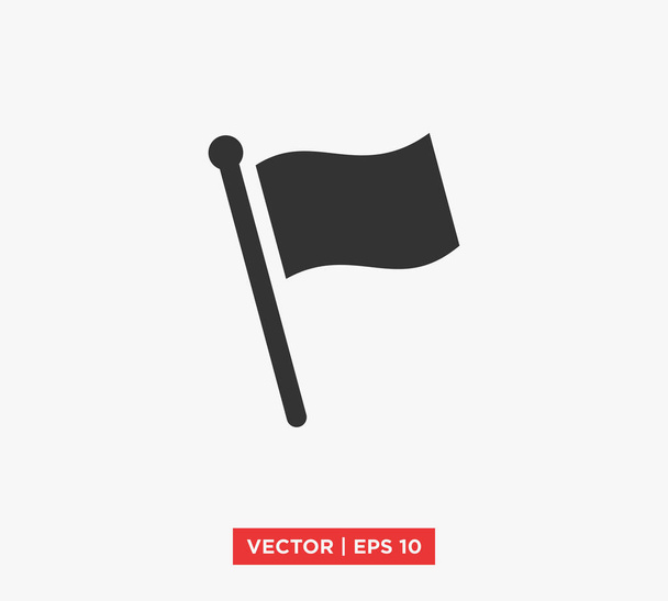 Flaggensymbol Vektor Markierung Abbildung - Vektor, Bild