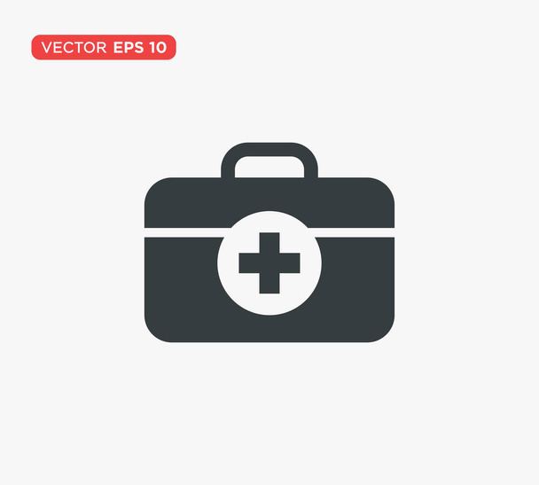 kit di pronto soccorso icona vettoriale illustrazione - Vettoriali, immagini