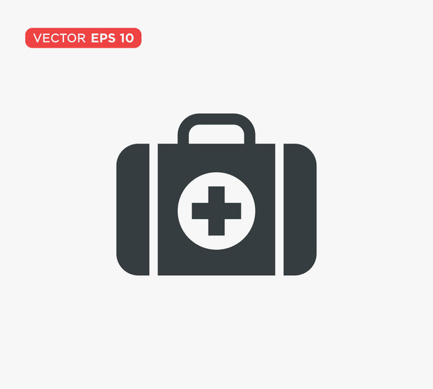 EHBO kit pictogram vector illustratie - Vector, afbeelding