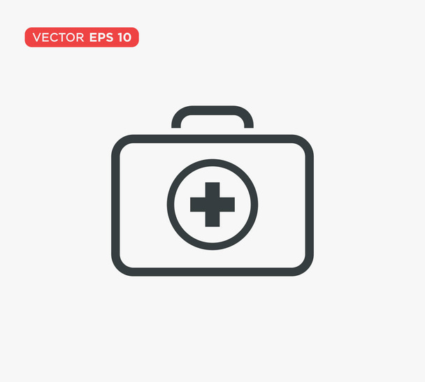 kit di pronto soccorso icona vettoriale illustrazione - Vettoriali, immagini