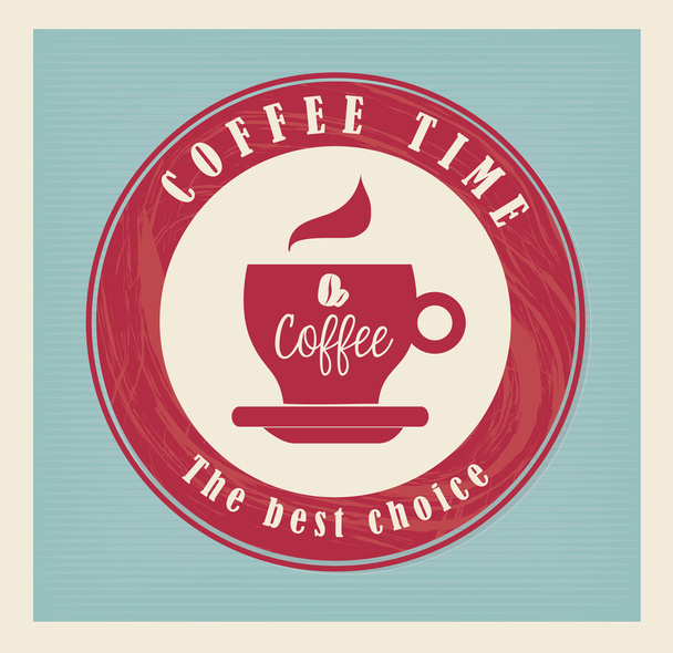coffee time - Vector, afbeelding