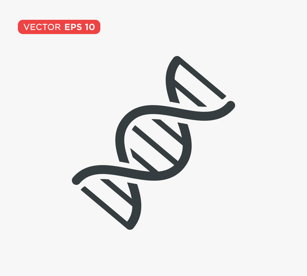 DNA sarmal ikonu vektör illüstrasyonu - Vektör, Görsel