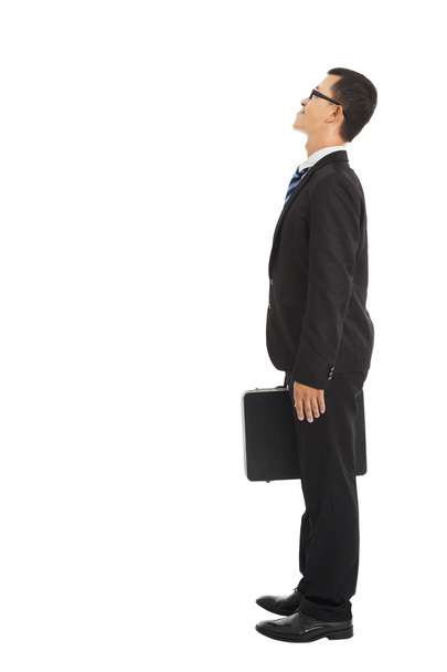 full length businessman standing and looking - Photo, Image