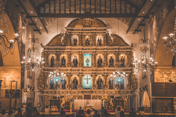 Widoki na Cebu Kościoła w środkowej Filipinach - Zdjęcie, obraz
